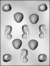 3D Assorted Seashell Chocolate Mould